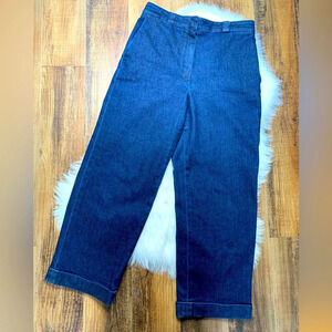 Theory High Rise Cuffed Trouser Jean